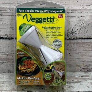 Veggetti Spiral Vegetable Cutter‎ Turn Veggies Into Healthy Spaghetti New